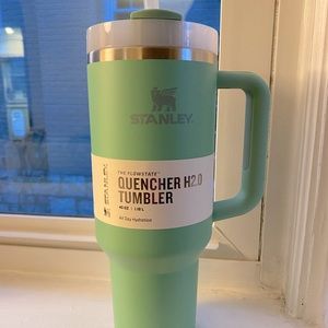 Stanley Quencher H2.0 FlowState Tumbler (40oz, Jade)